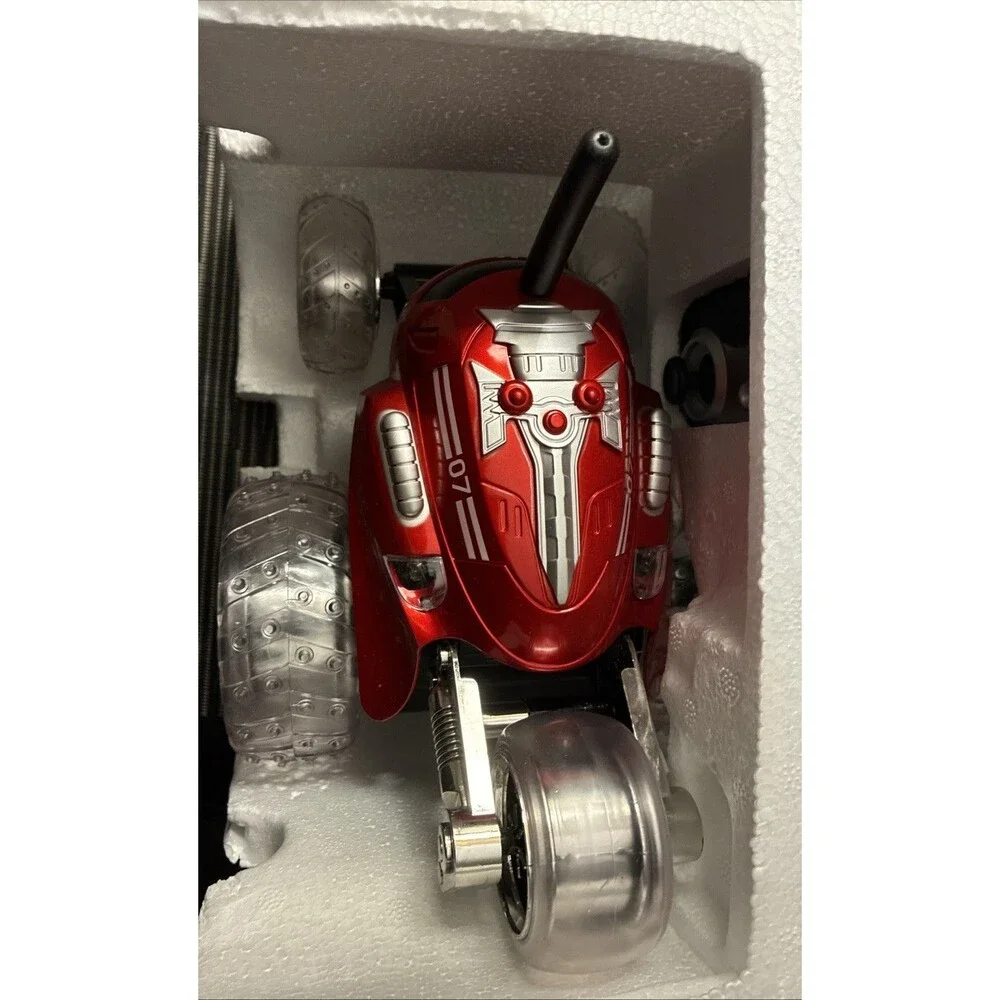 Sharper Image 360 Degree Spinning RC Car Red Thunder Tumbler Remote Control